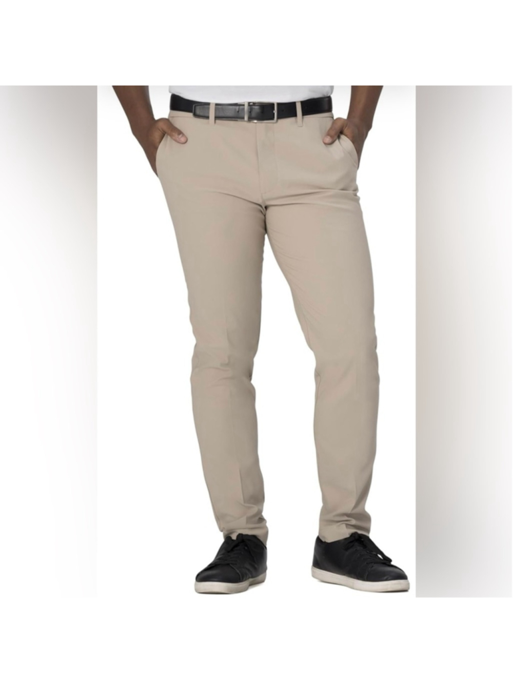 NEW Khaki Chef Works Men's Chino Poly Stretch Pant 42/32
